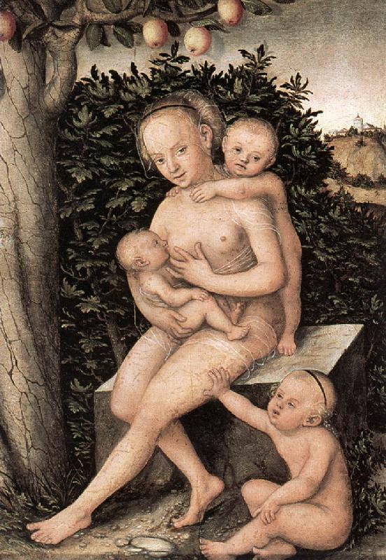 Charity fdgr, CRANACH, Lucas the Elder